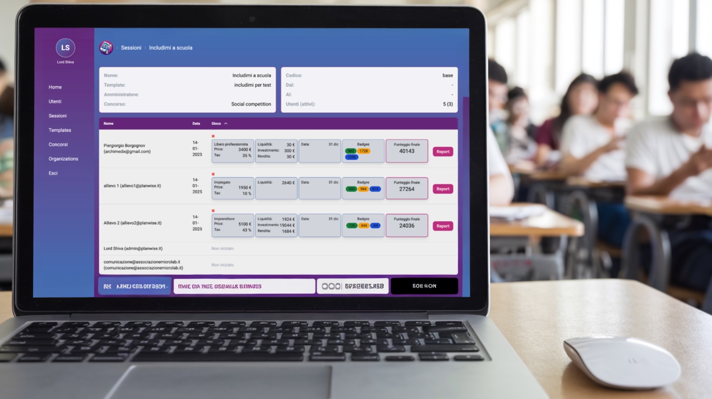 Dashboard Insegnanti